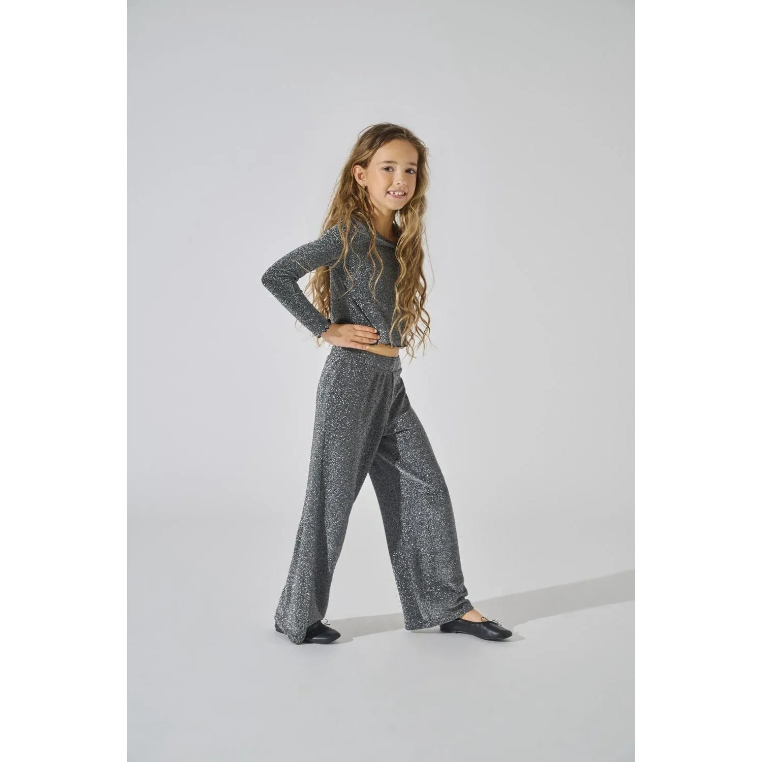 kids ONLY Black Queen Glitter Top