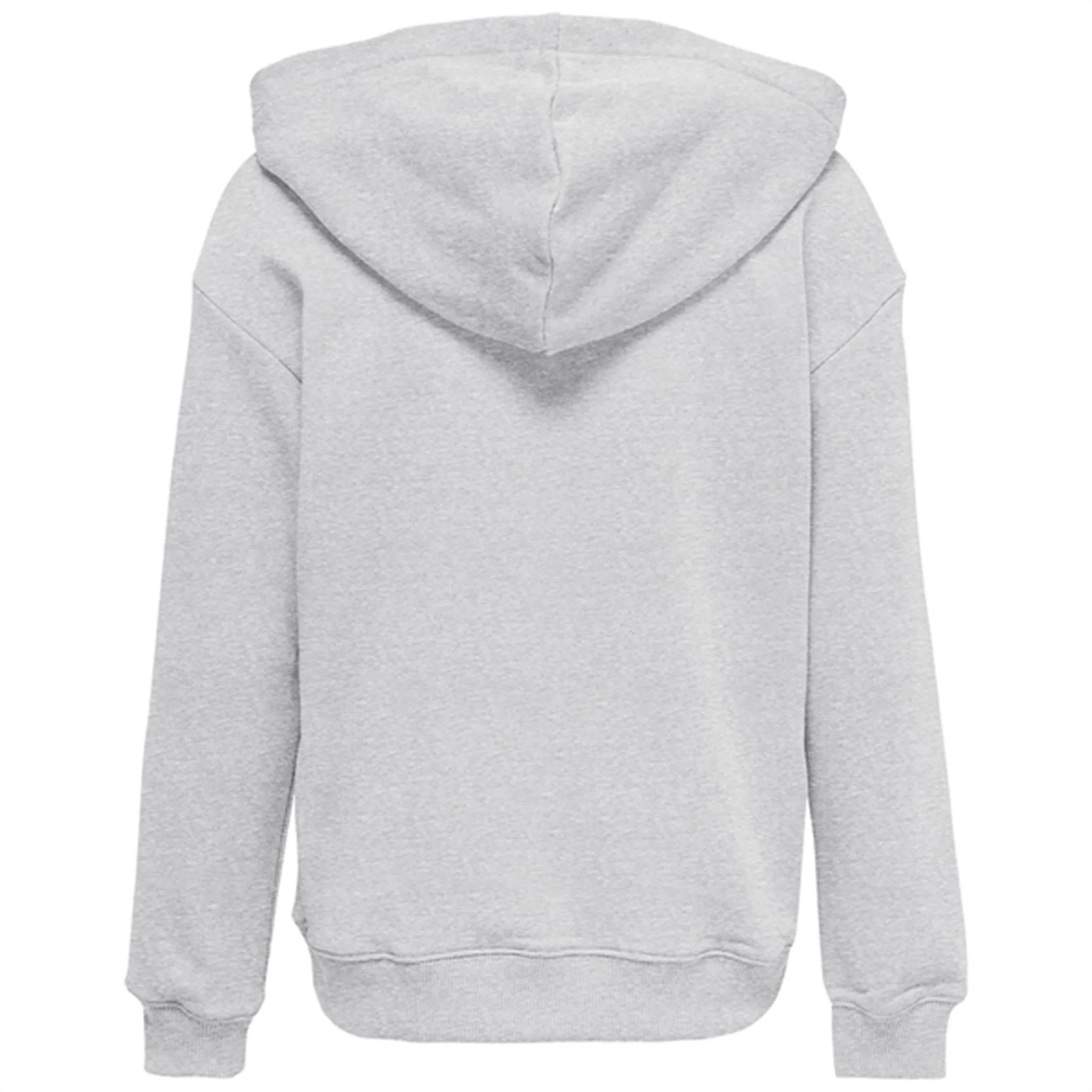 Kids ONLY Light Grey Melange NOOS Logo Hooded Sweatshirt