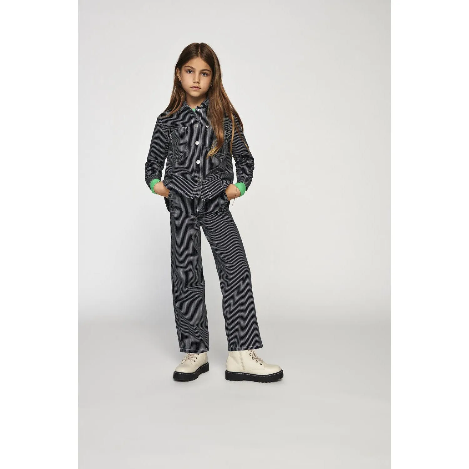 kids ONLY Night Sky White Merle Stripe Shirt