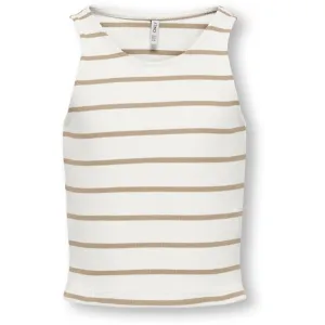 Kids ONLY White Pepper Nessa Stripe Top