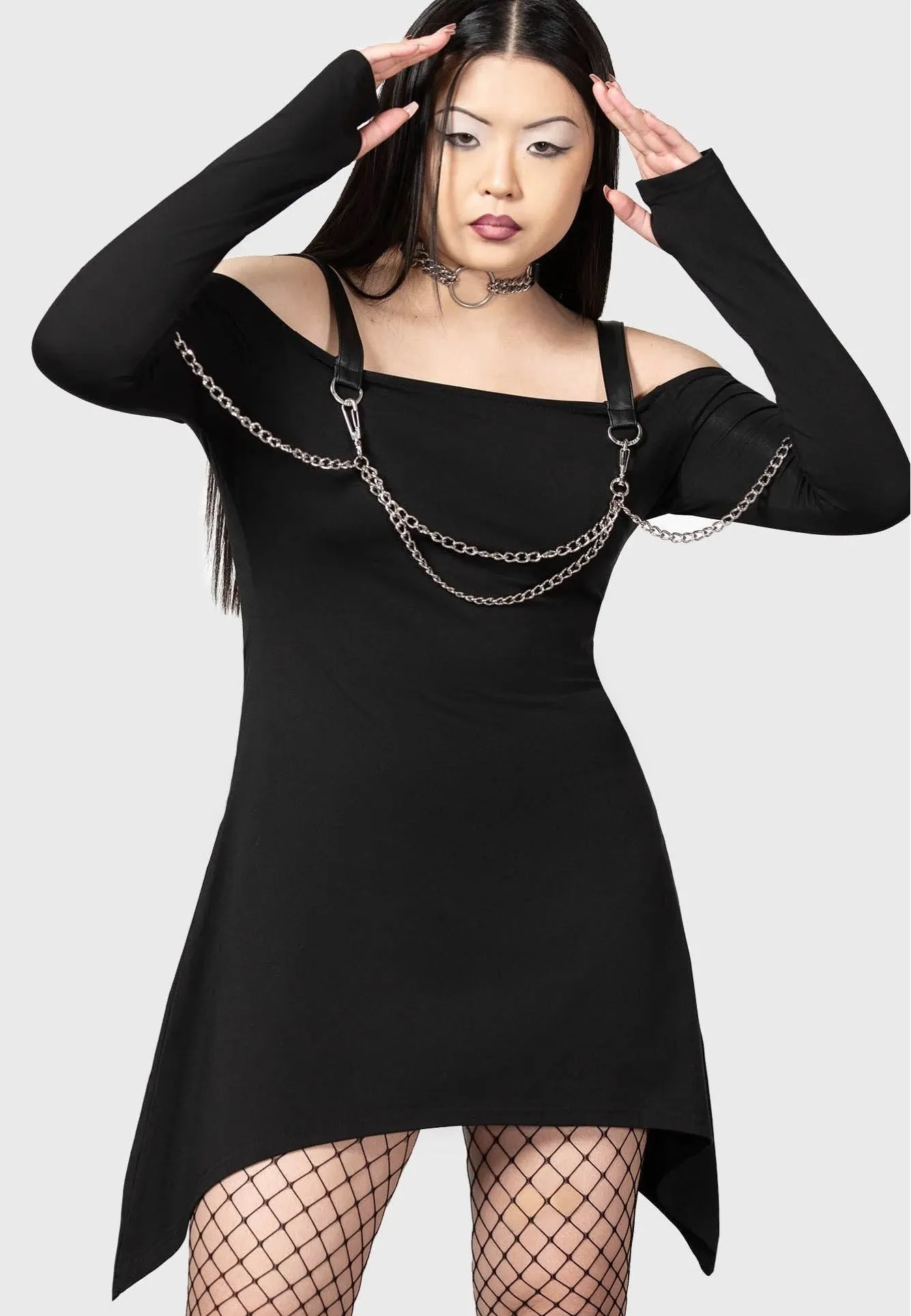 Killstar - Pleasure & Chain Black - Dress