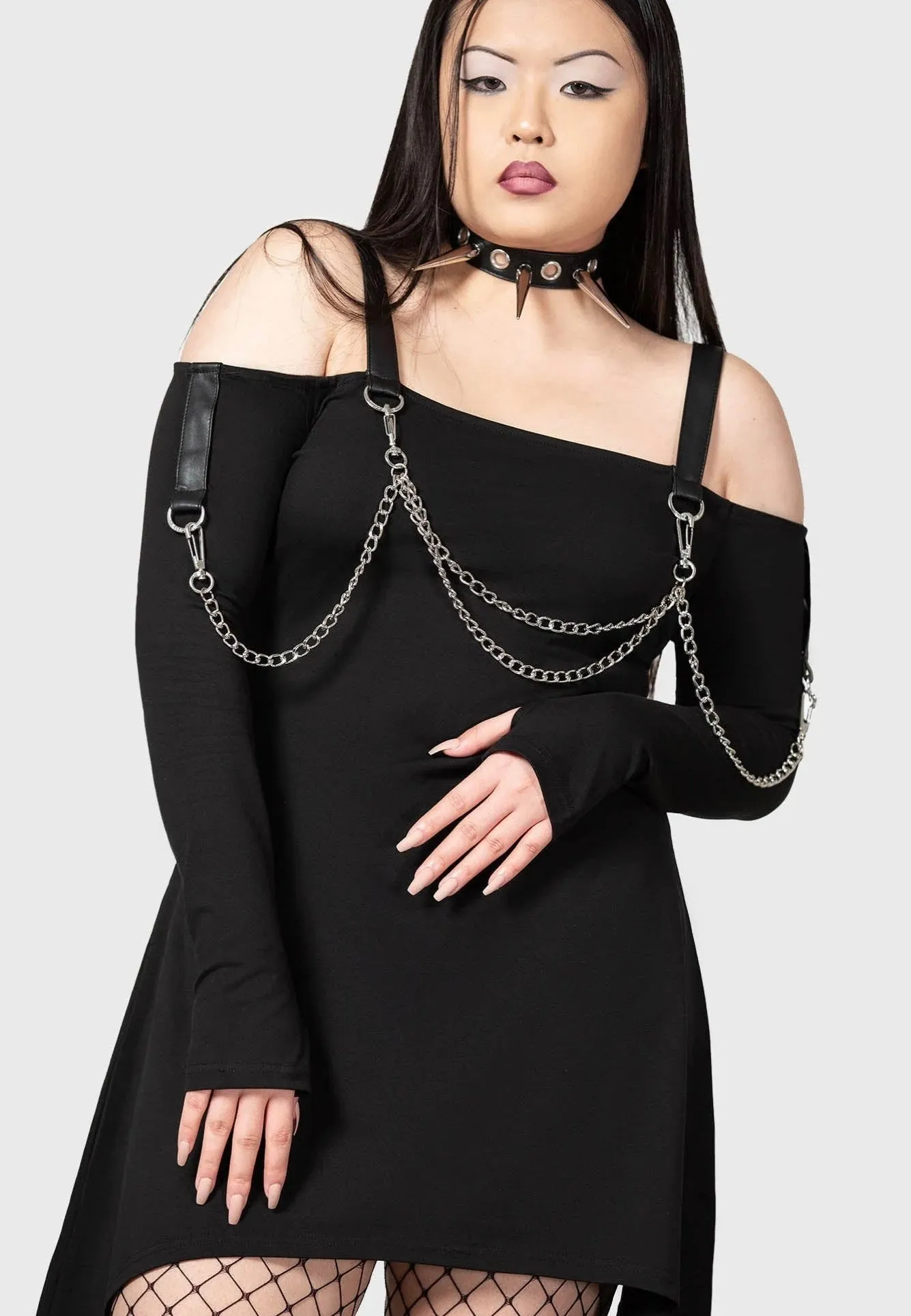 Killstar - Pleasure & Chain Black - Dress
