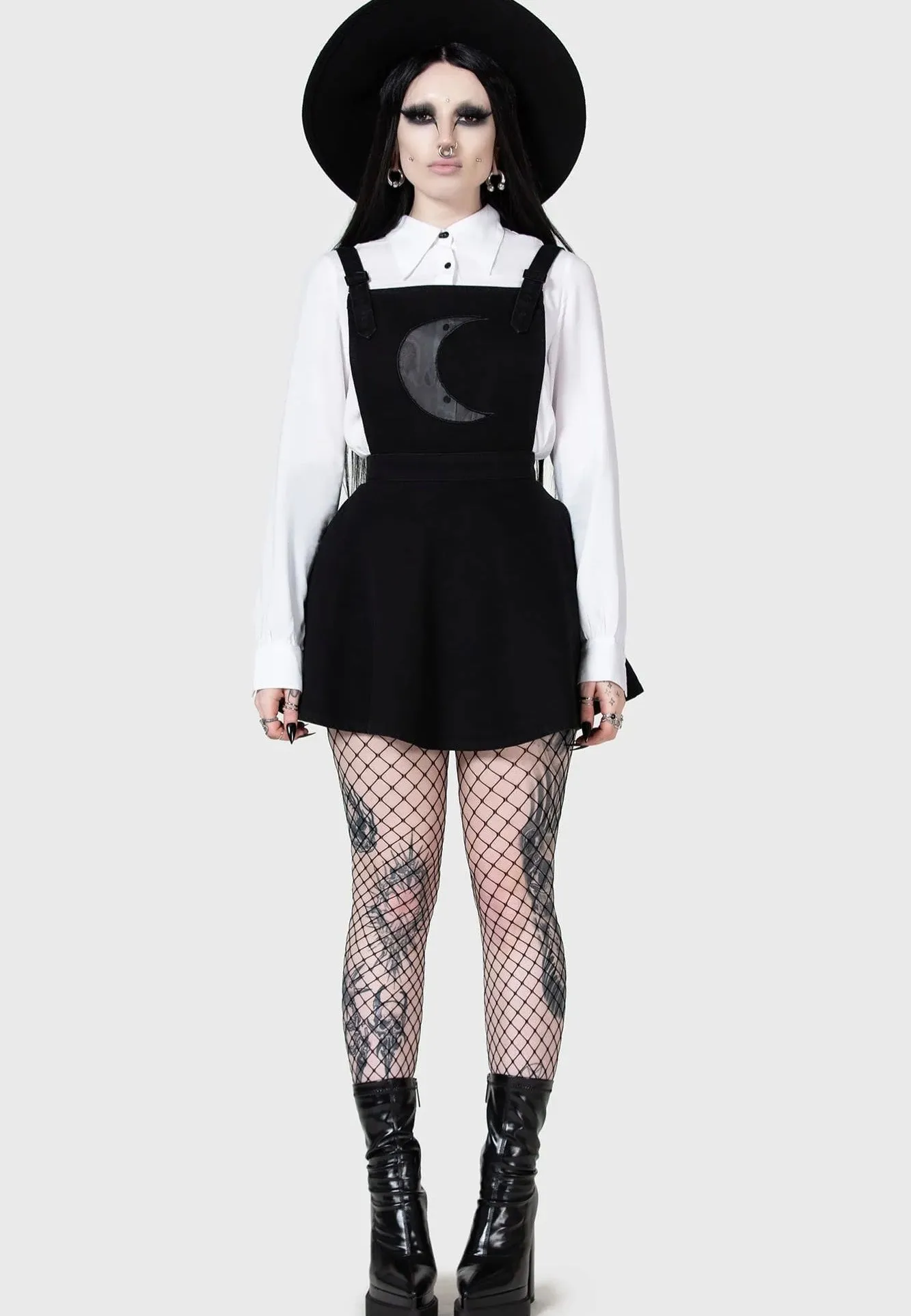 Killstar x Kihilist - Luna Orb Pinafore Black - Dress