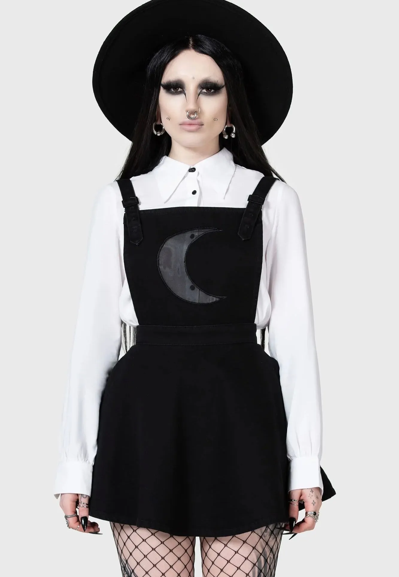 Killstar x Kihilist - Luna Orb Pinafore Black - Dress