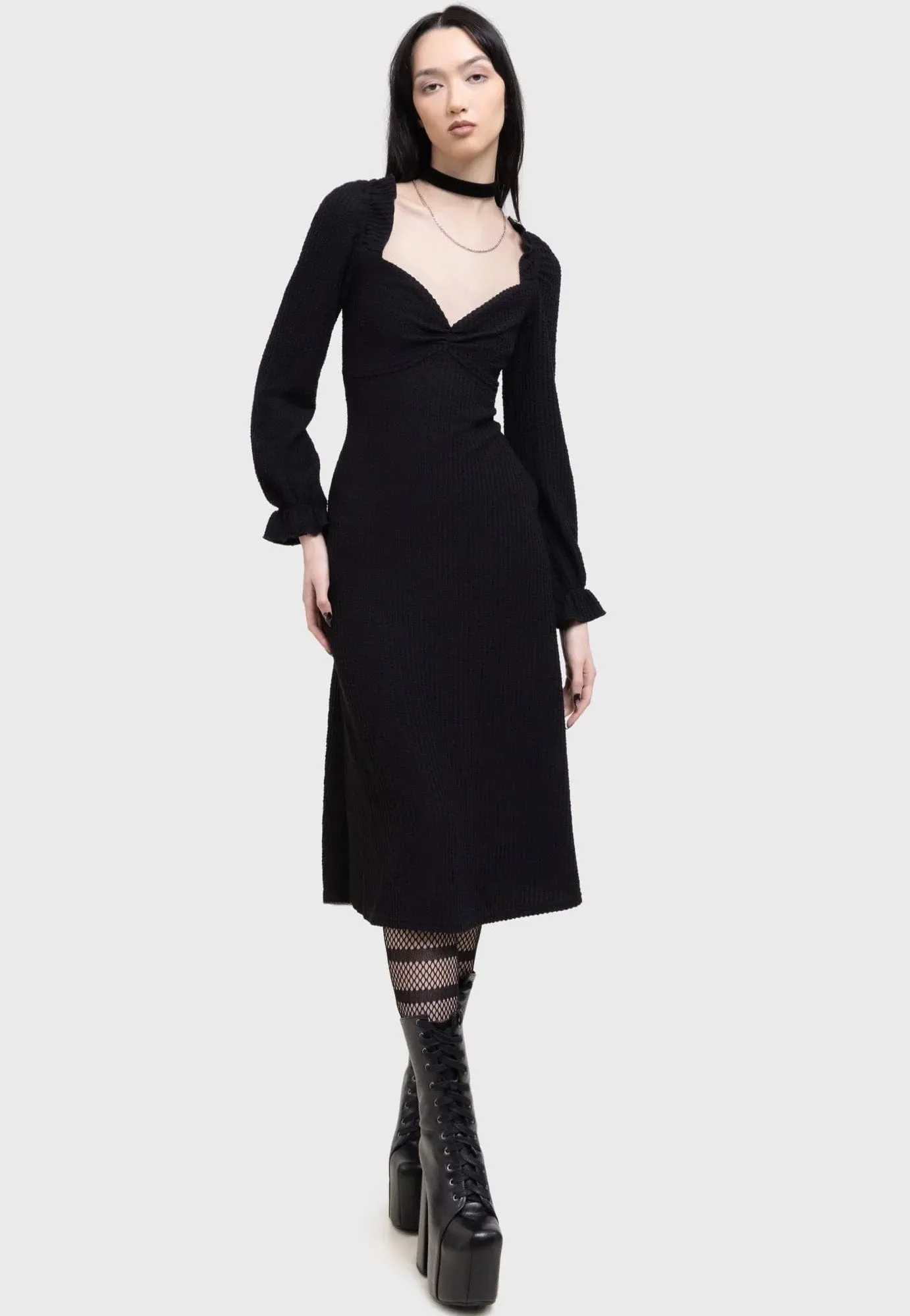 Killstar x Kihilist - Shadow Weave Black - Dress