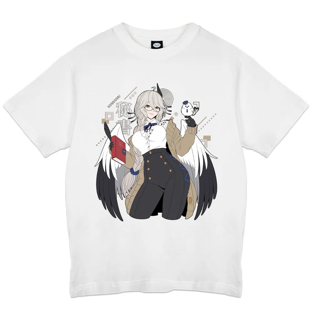 KiraHishotori Bird Secretary White Shirt