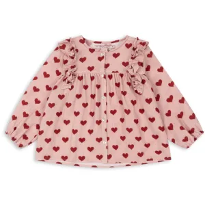 Konges Sljd Amour Mellow Coco Frill Shirt Gots
