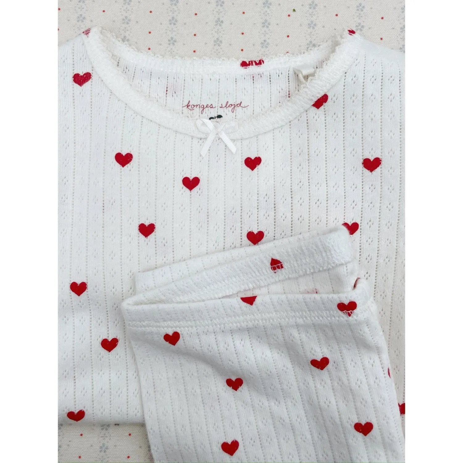 Konges Sljd Amour Rouge Minnie Blouse GOTS