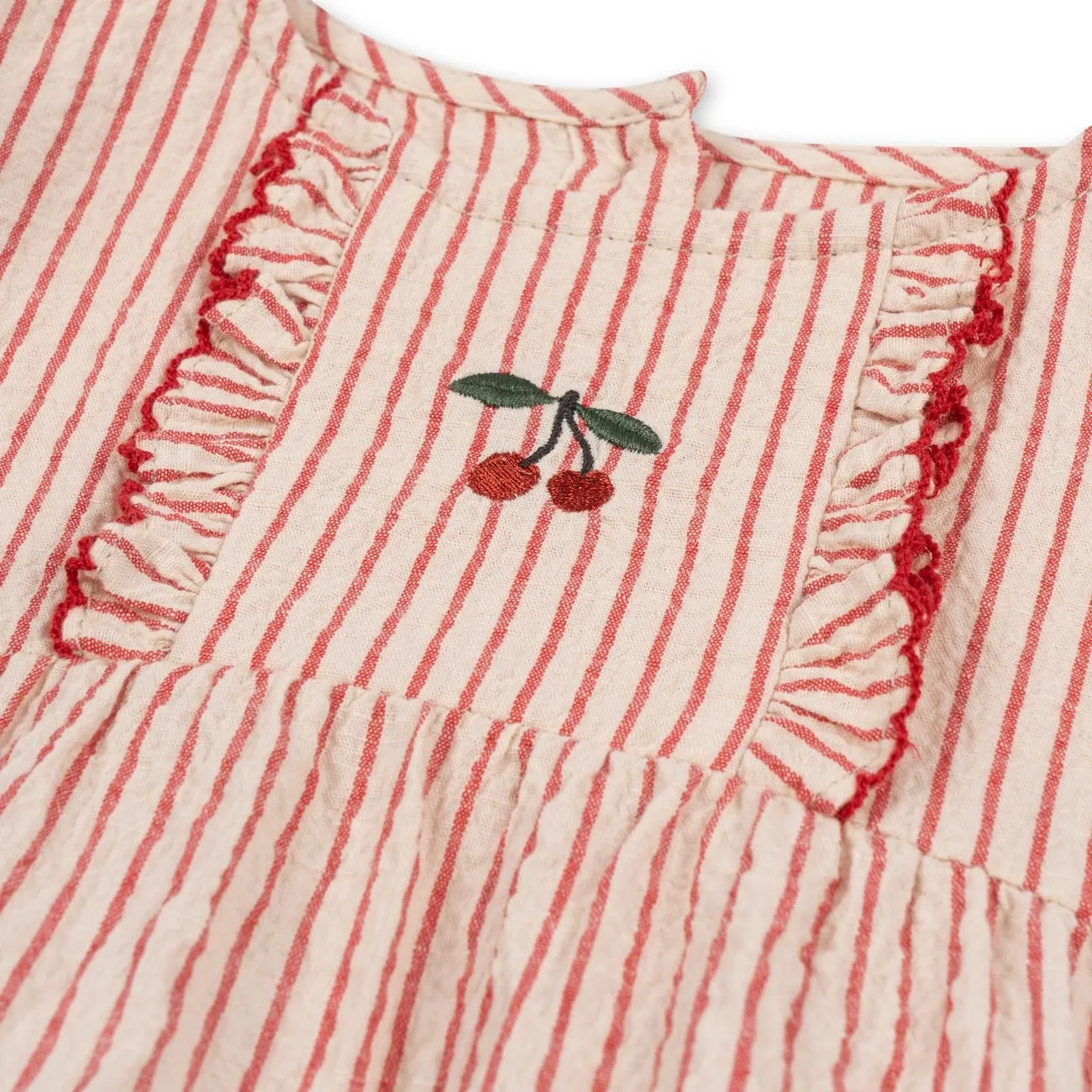 Konges Sljd Amour Stripe Ellie Frill Romper
