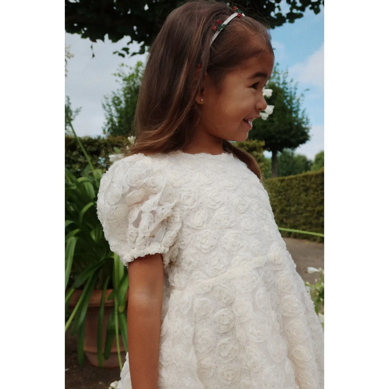 Konges Sljd Antique White Ally Dress