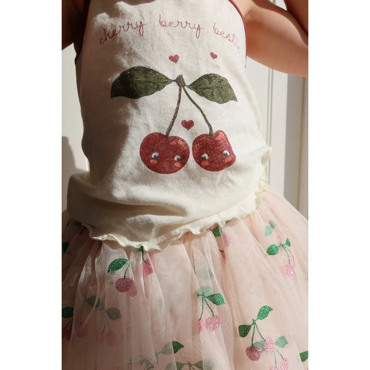 Konges Sljd Antique White Era Strap Top