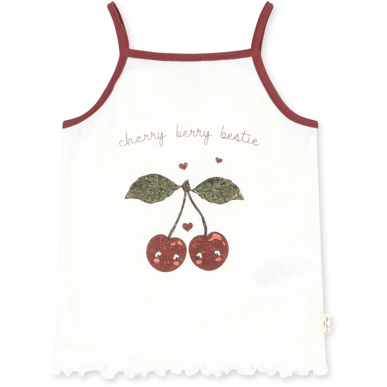 Konges Sljd Antique White Era Strap Top