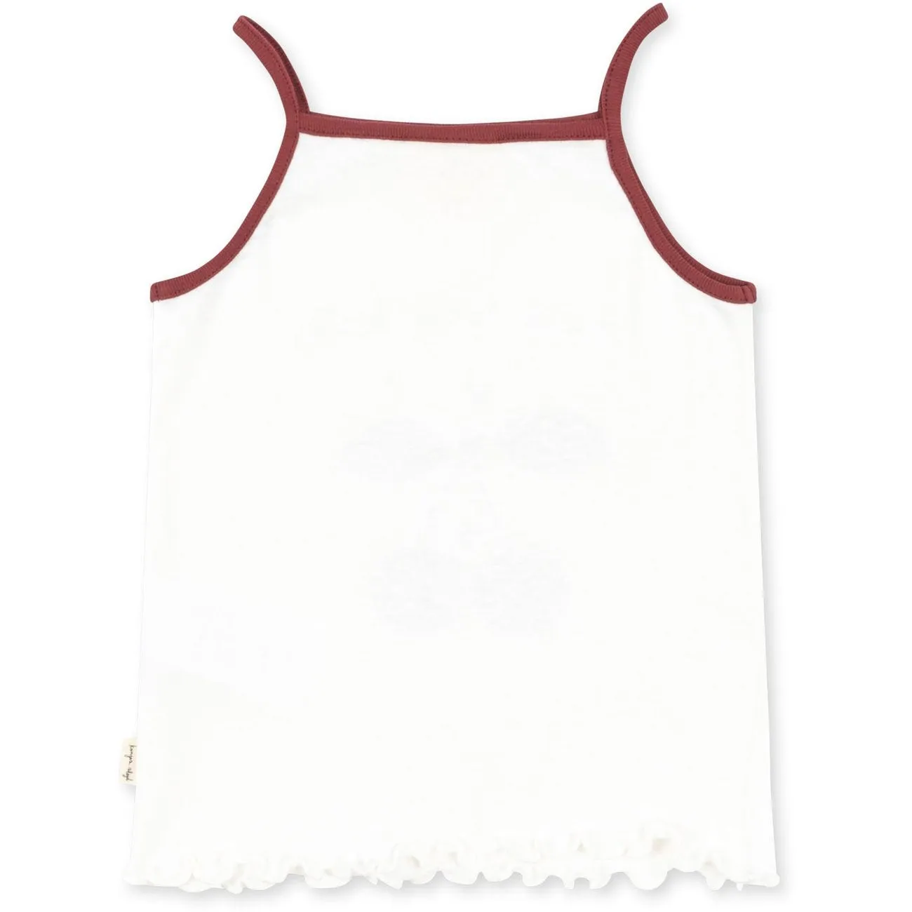 Konges Sljd Antique White Era Strap Top