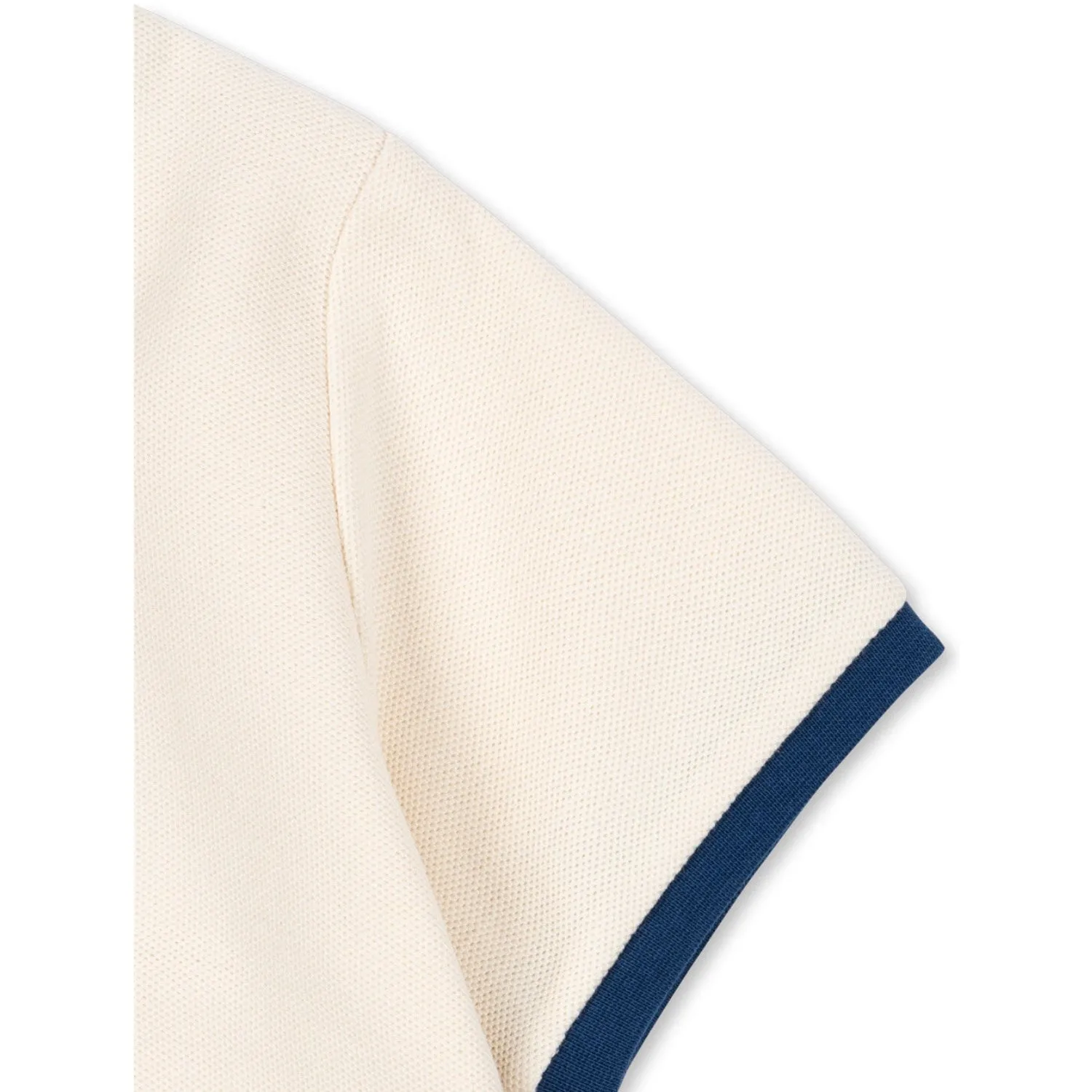 Konges Sljd Antique White Florian Polo Shirt Gots