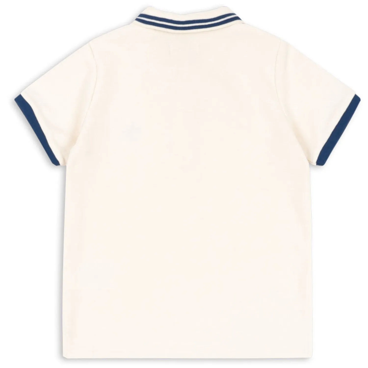 Konges Sljd Antique White Florian Polo Shirt Gots