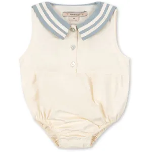 Konges Sljd Ashley Blue Celebration Sailor Romper GOTS