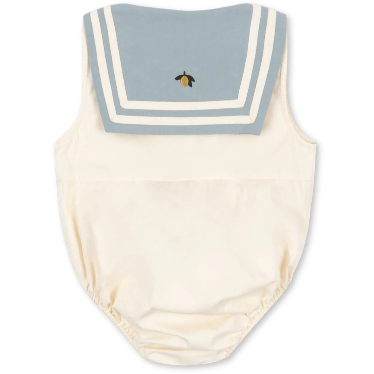 Konges Sljd Ashley Blue Celebration Sailor Romper GOTS