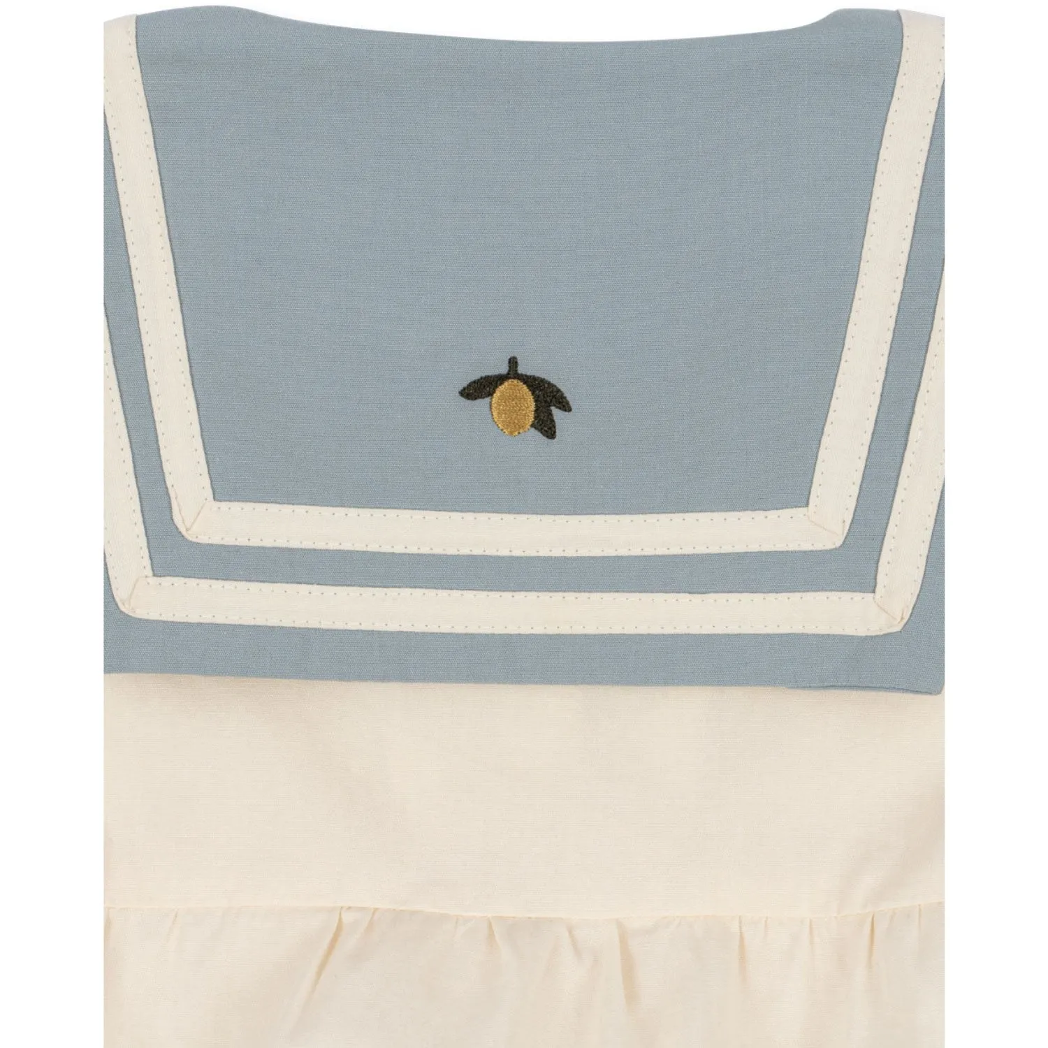 Konges Sljd Ashley Blue Celebration Sailor Romper GOTS