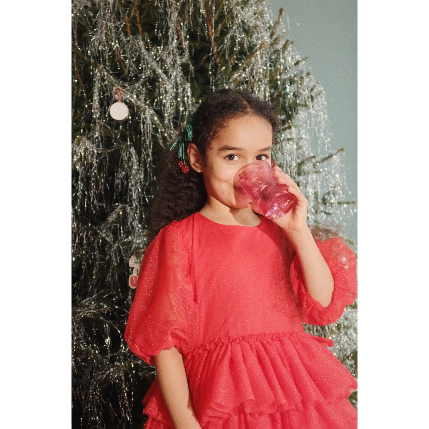 Konges Sljd Barbados Cherry Fay Dress Grs