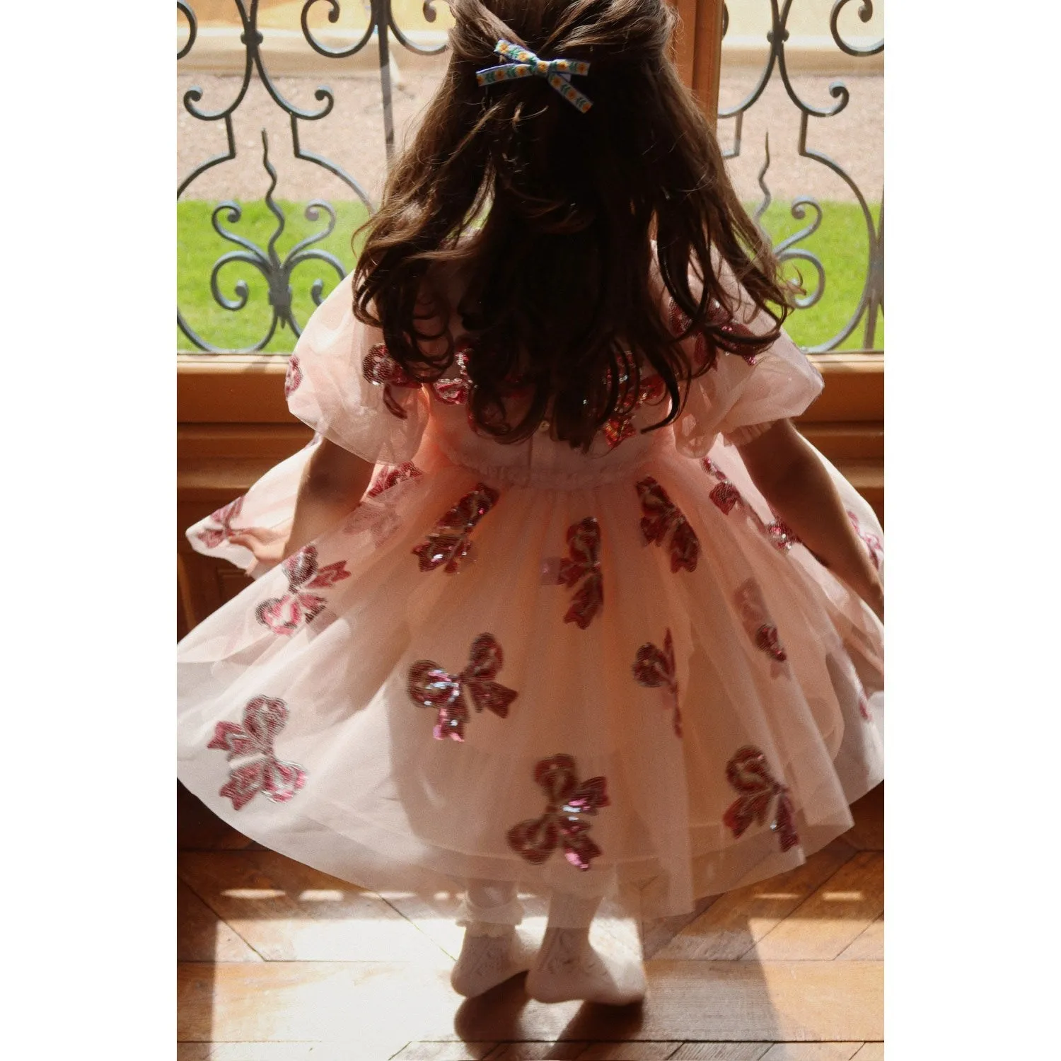 Konges Sljd Bella Bow Yvonne Sleeve Dress