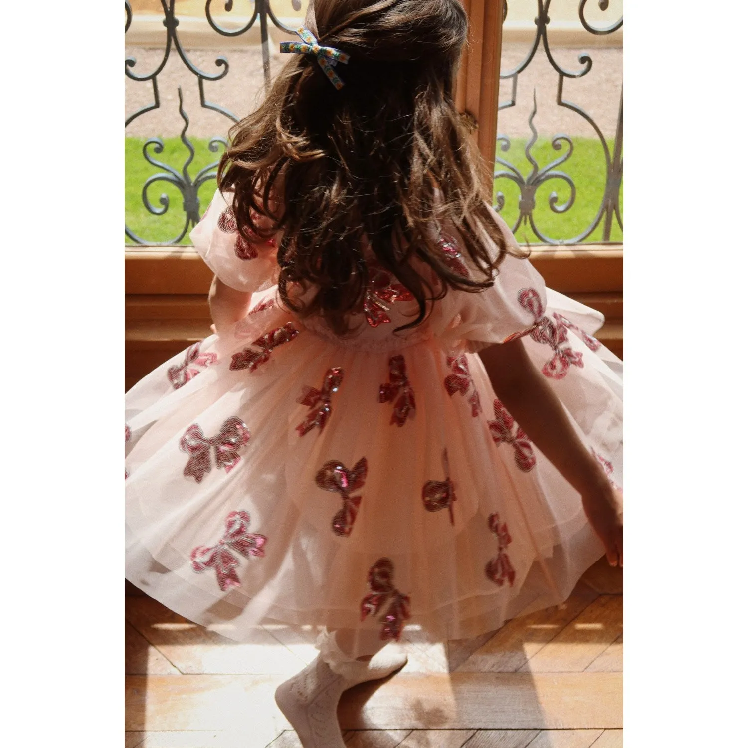 Konges Sljd Bella Bow Yvonne Sleeve Dress