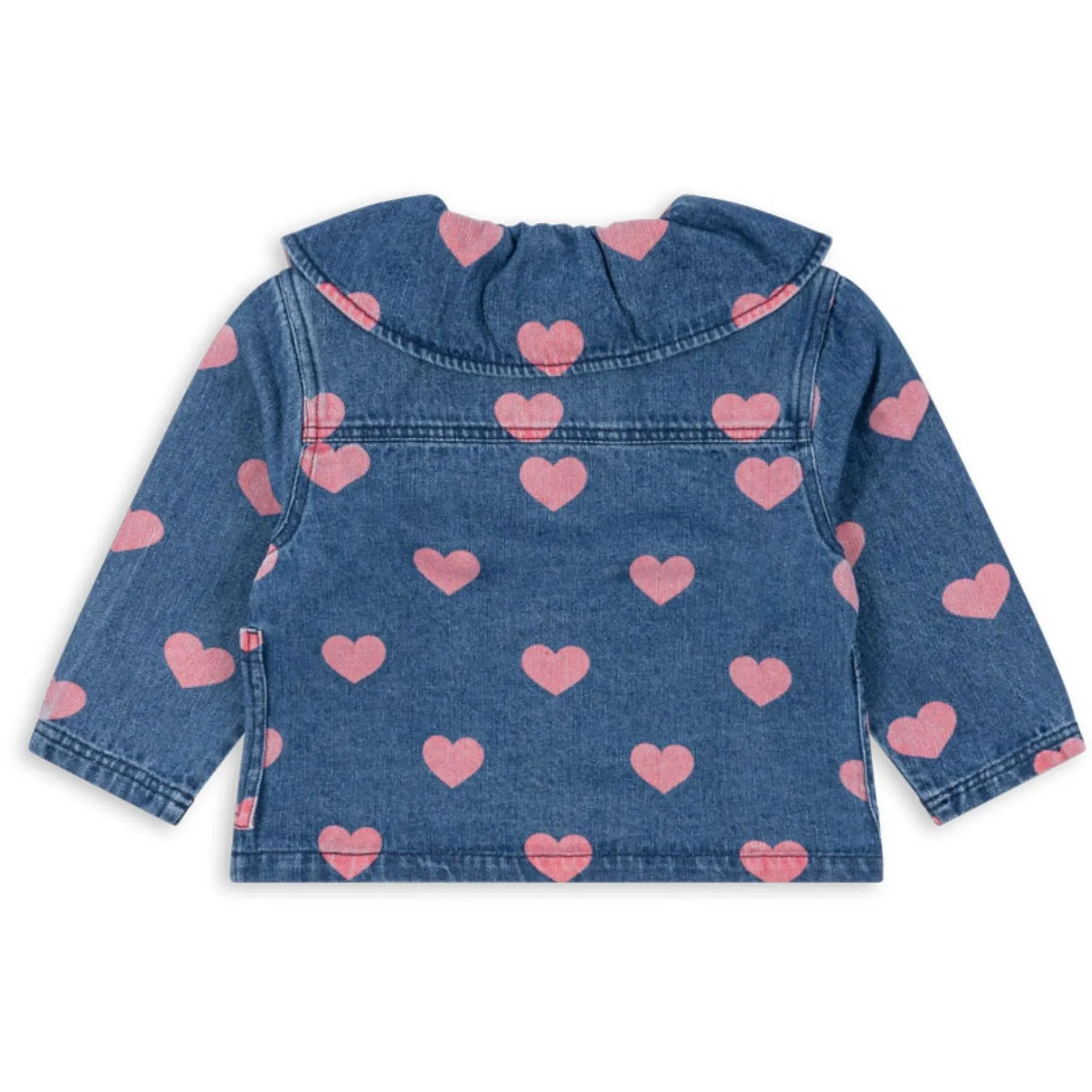 Konges Sljd Bon Coeur Pink Magot Denim Shirt Gots