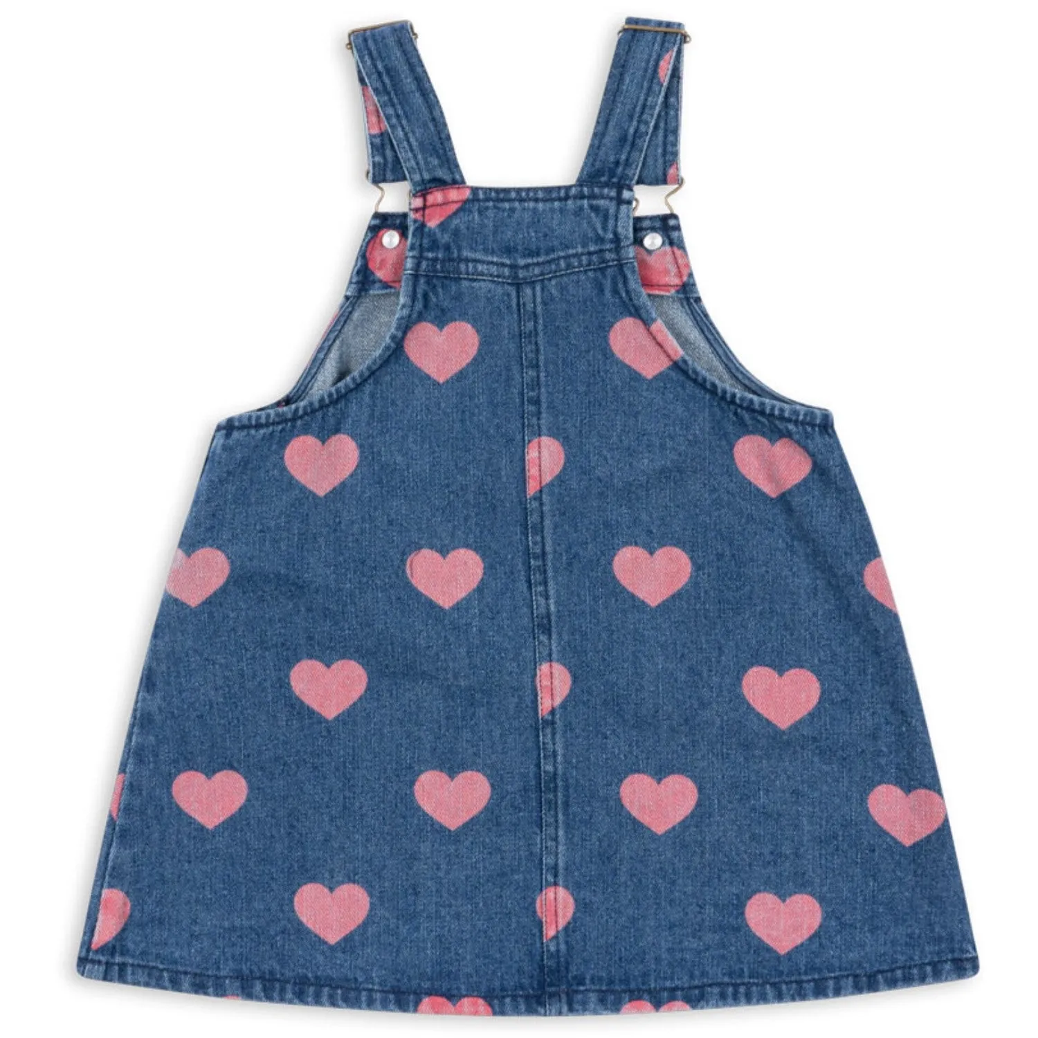 Konges Sljd Bon Coeur Pink Magot Overall Dress Gots