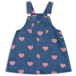 Konges Sljd Bon Coeur Pink Magot Overall Dress Gots