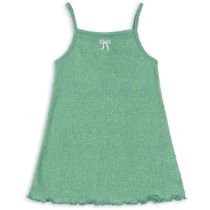 Konges Sljd Bottle Green Roli Strap Dress