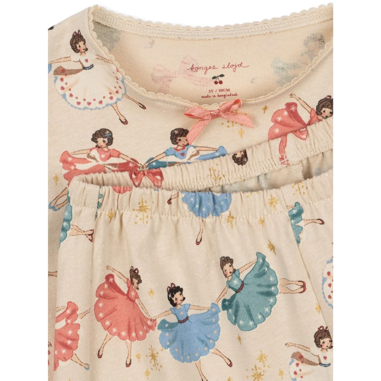 Konges Sljd Bow Ballerina Drey Set Gots