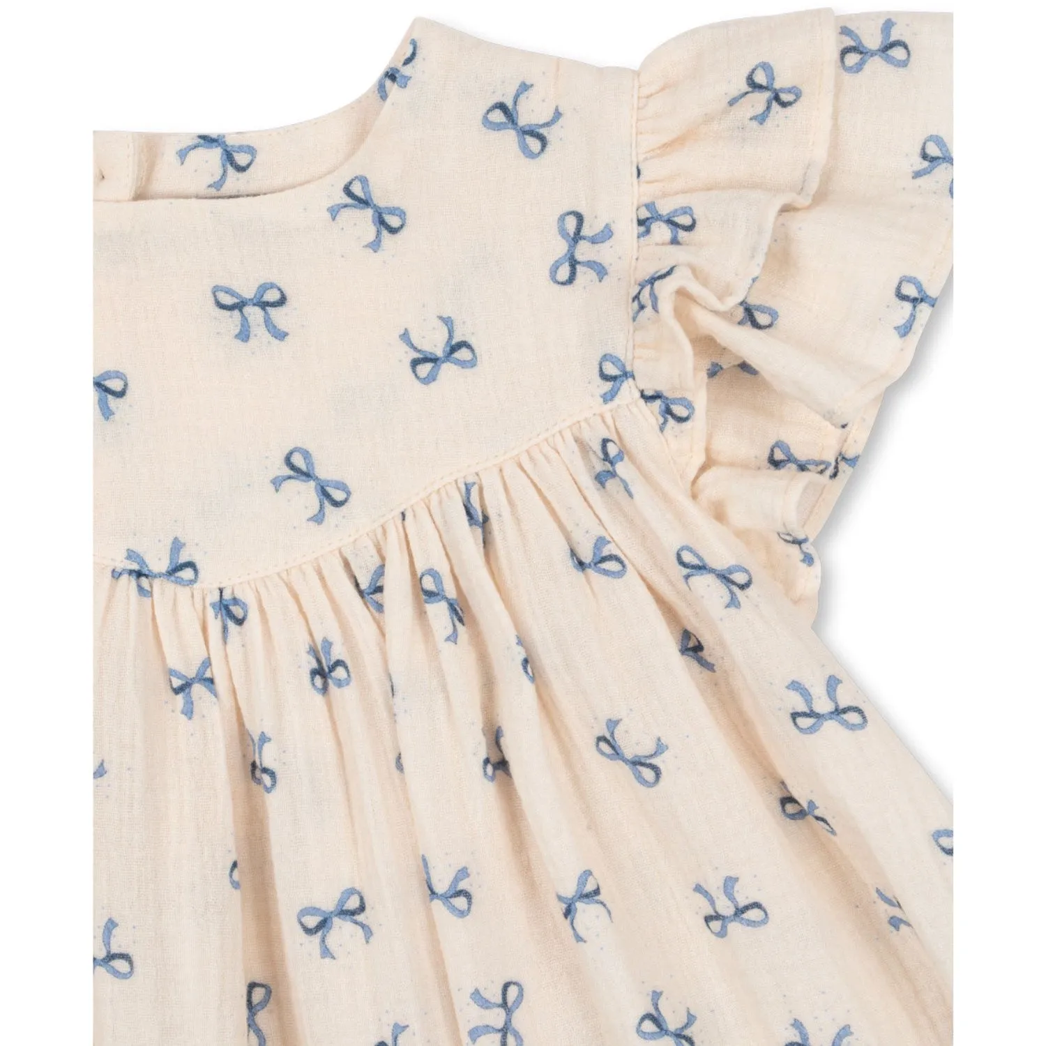 Konges Sljd Bow Bleu Coco Dress Gots