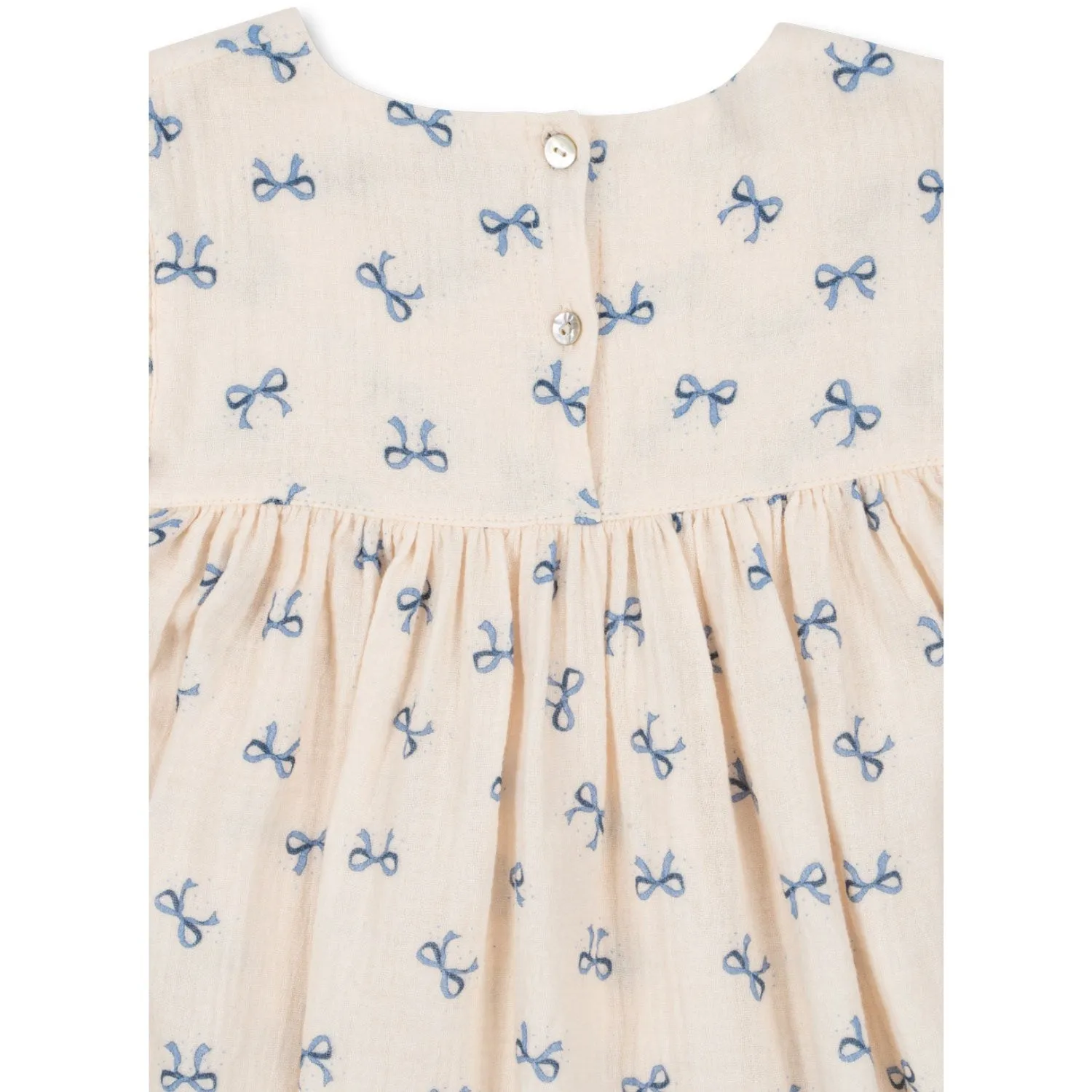 Konges Sljd Bow Bleu Coco Dress Gots
