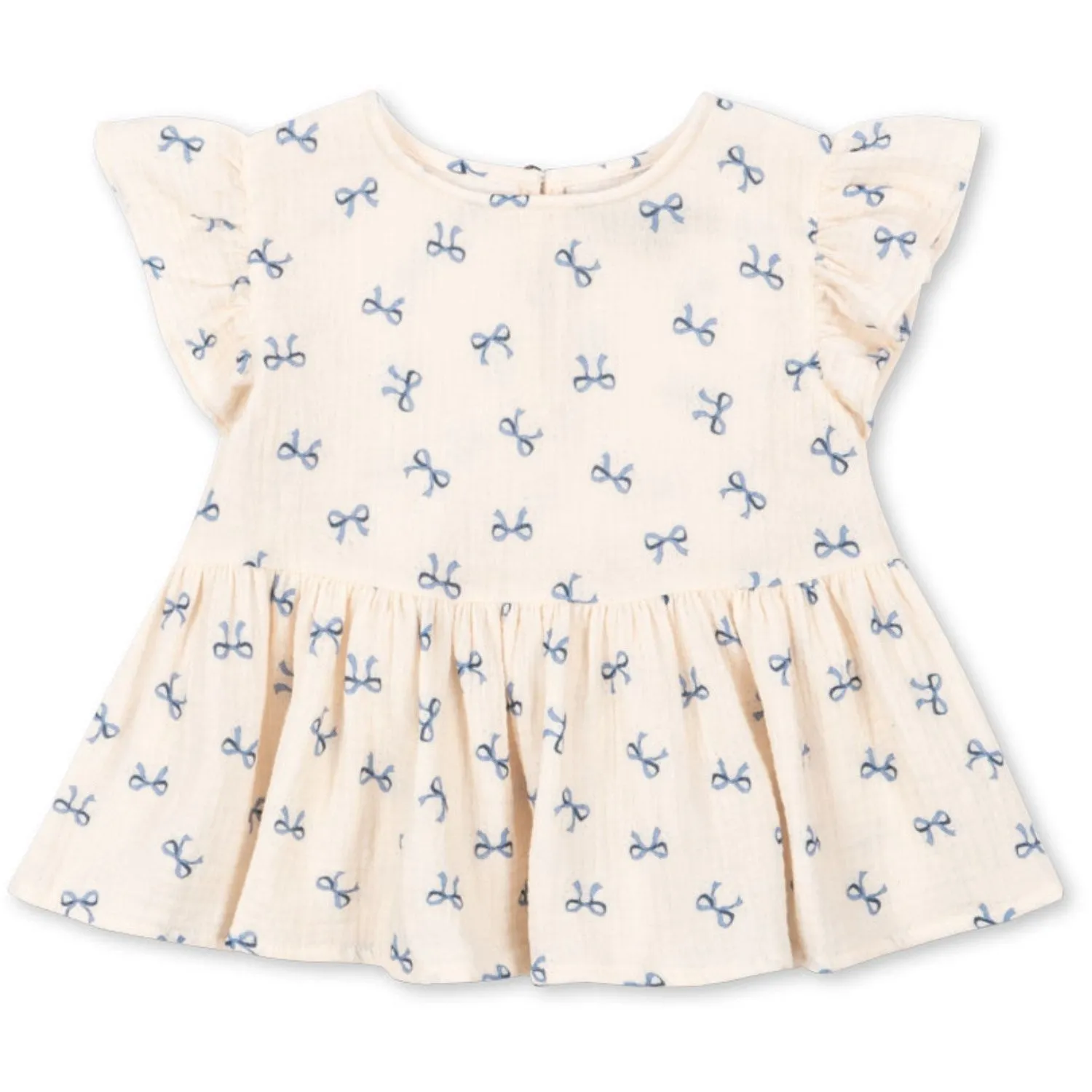 Konges Sljd Bow Bleu Coco Top Gots