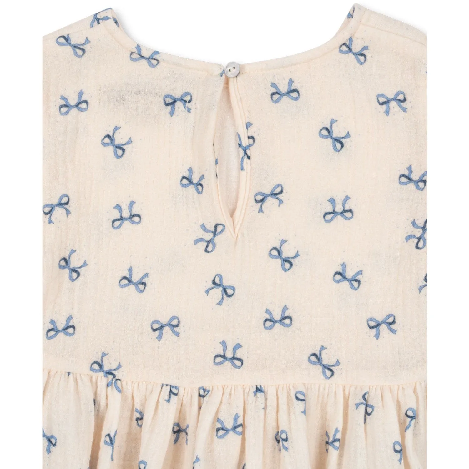 Konges Sljd Bow Bleu Coco Top Gots