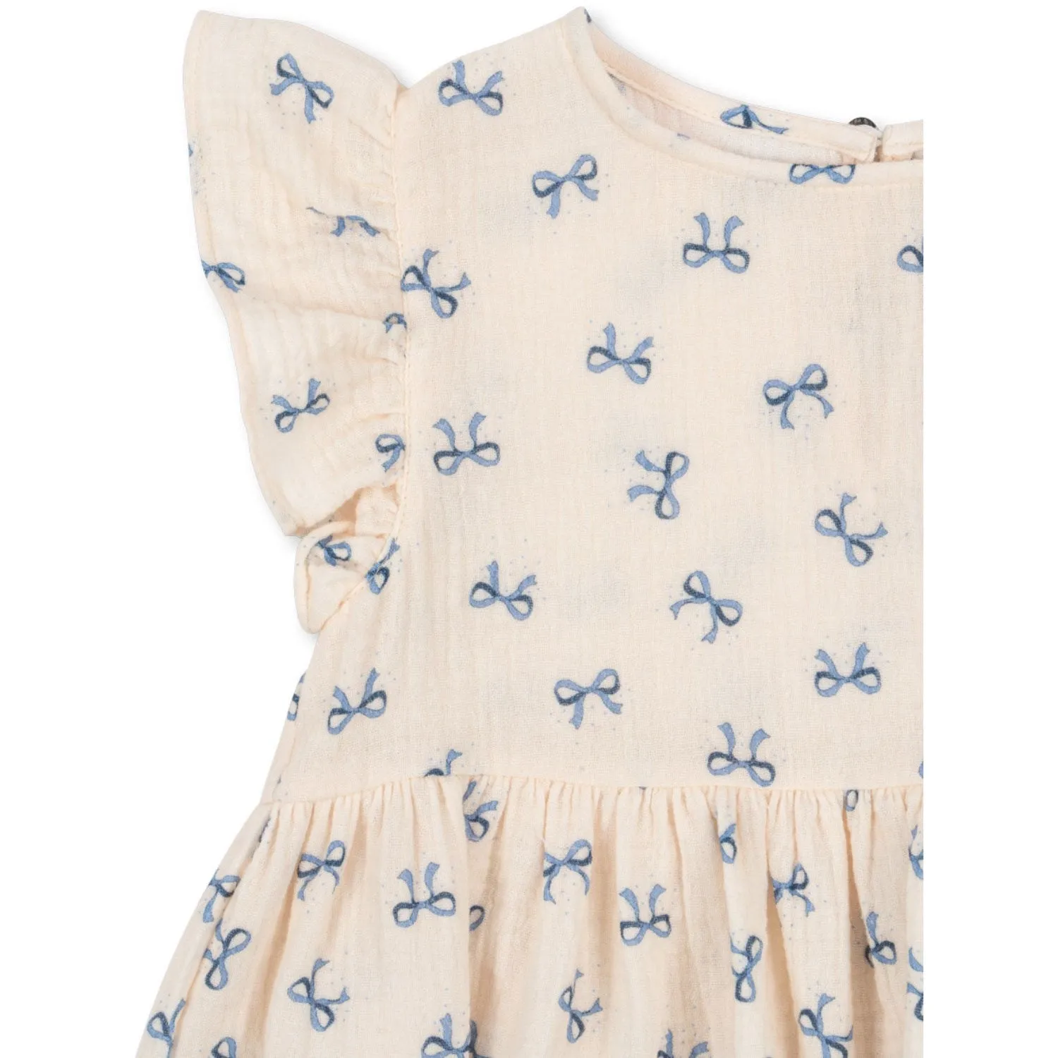 Konges Sljd Bow Bleu Coco Top Gots