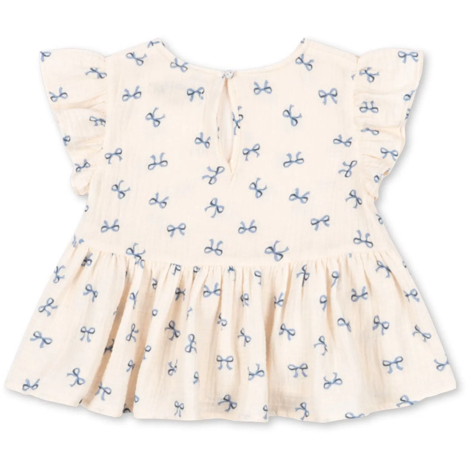 Konges Sljd Bow Bleu Coco Top Gots