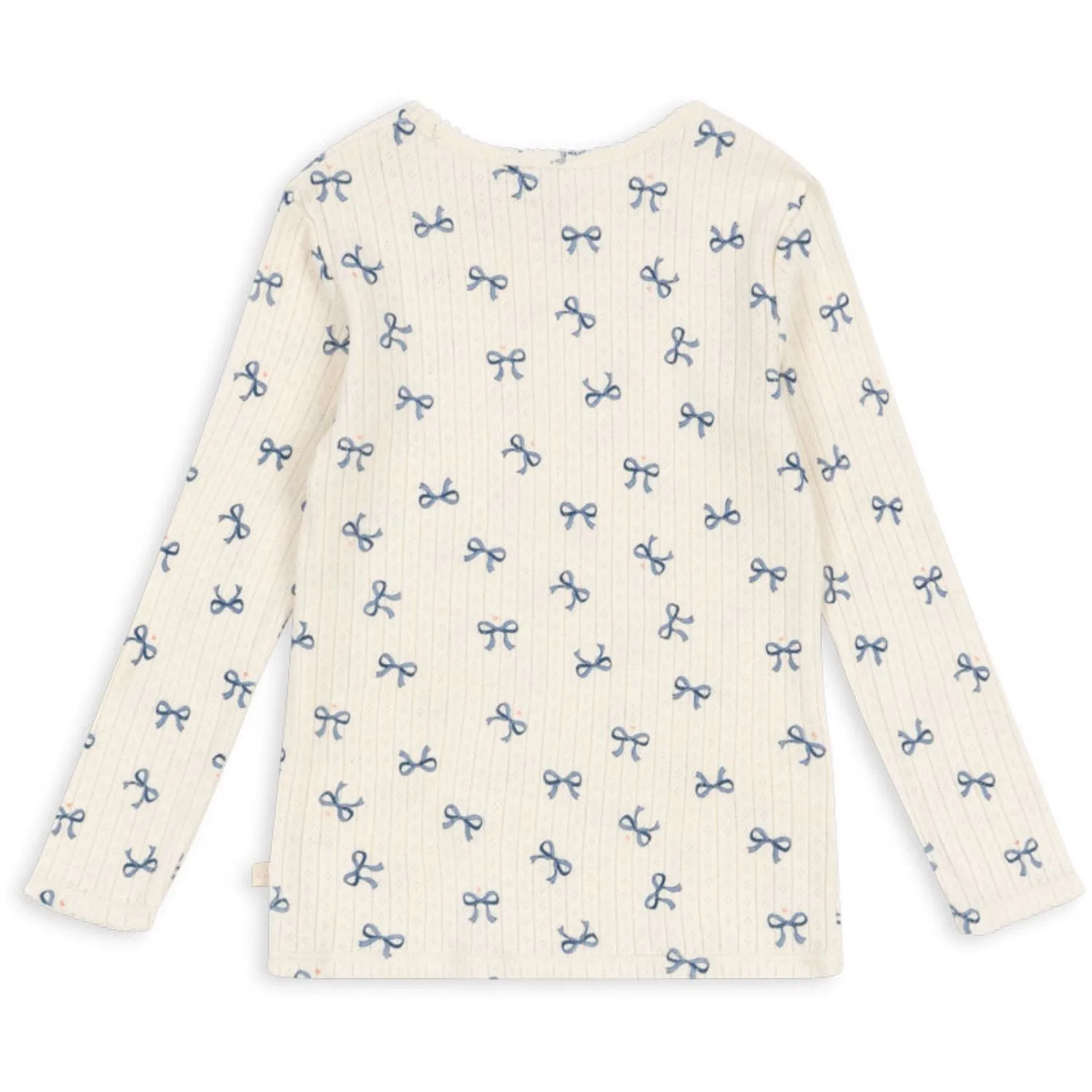 Konges Sljd Bow Bleu Minnie Blouse Gots