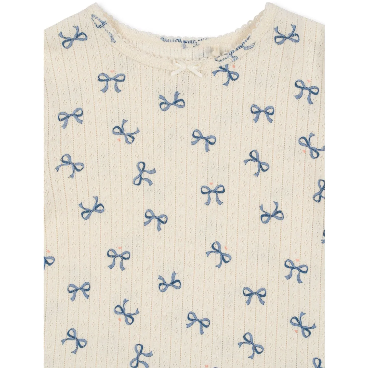 Konges Sljd Bow Bleu Minnie Blouse Gots