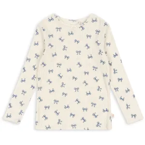 Konges Sljd Bow Bleu Minnie Blouse Gots
