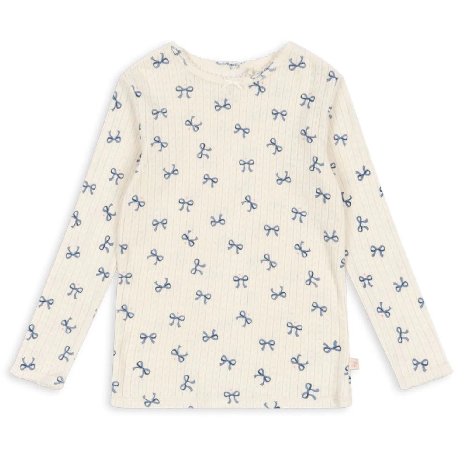 Konges Sljd Bow Bleu Minnie Blouse Gots