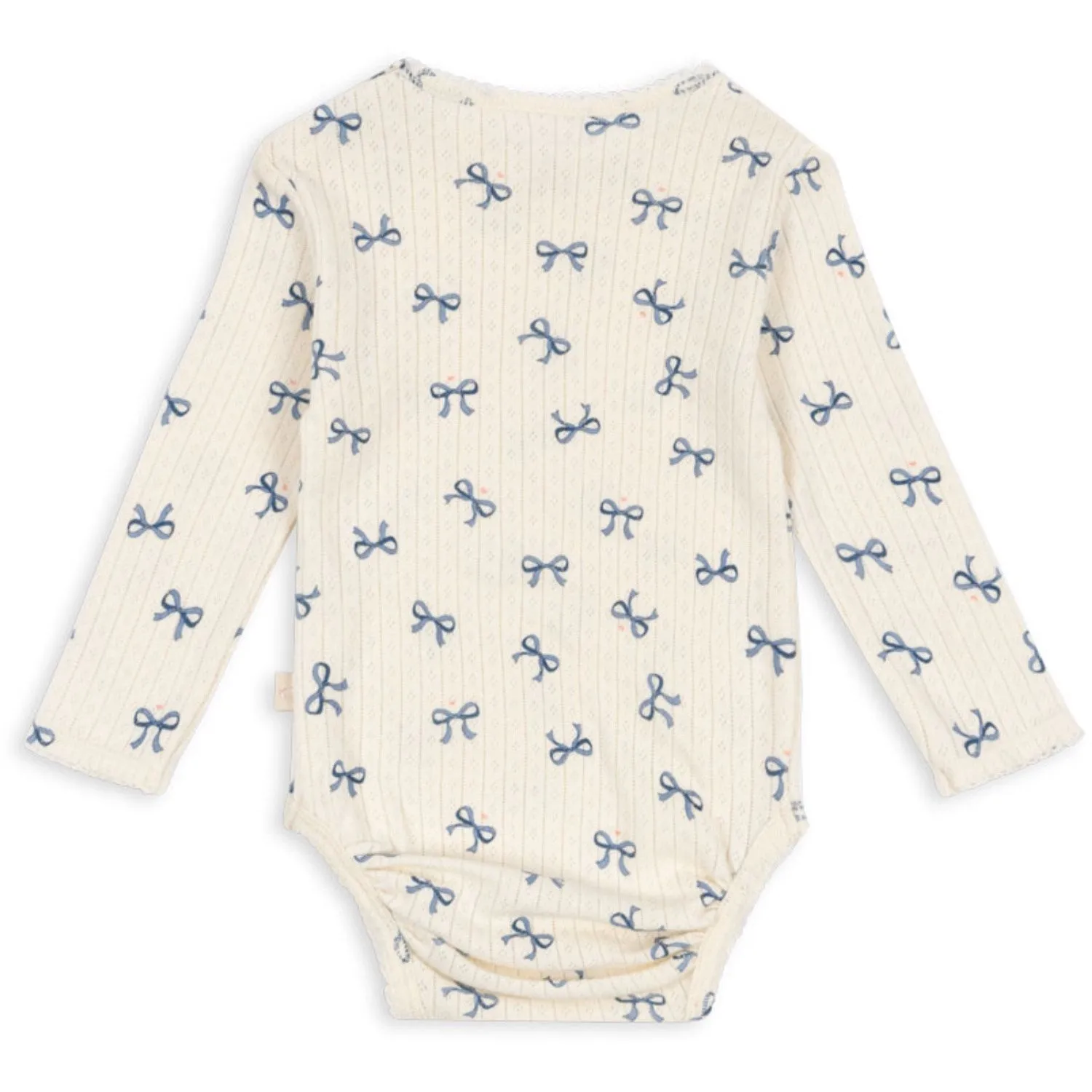 Konges Sljd Bow Bleu Minnie Bodysuit Ls Gots