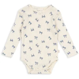 Konges Sljd Bow Bleu Minnie Bodysuit Ls Gots