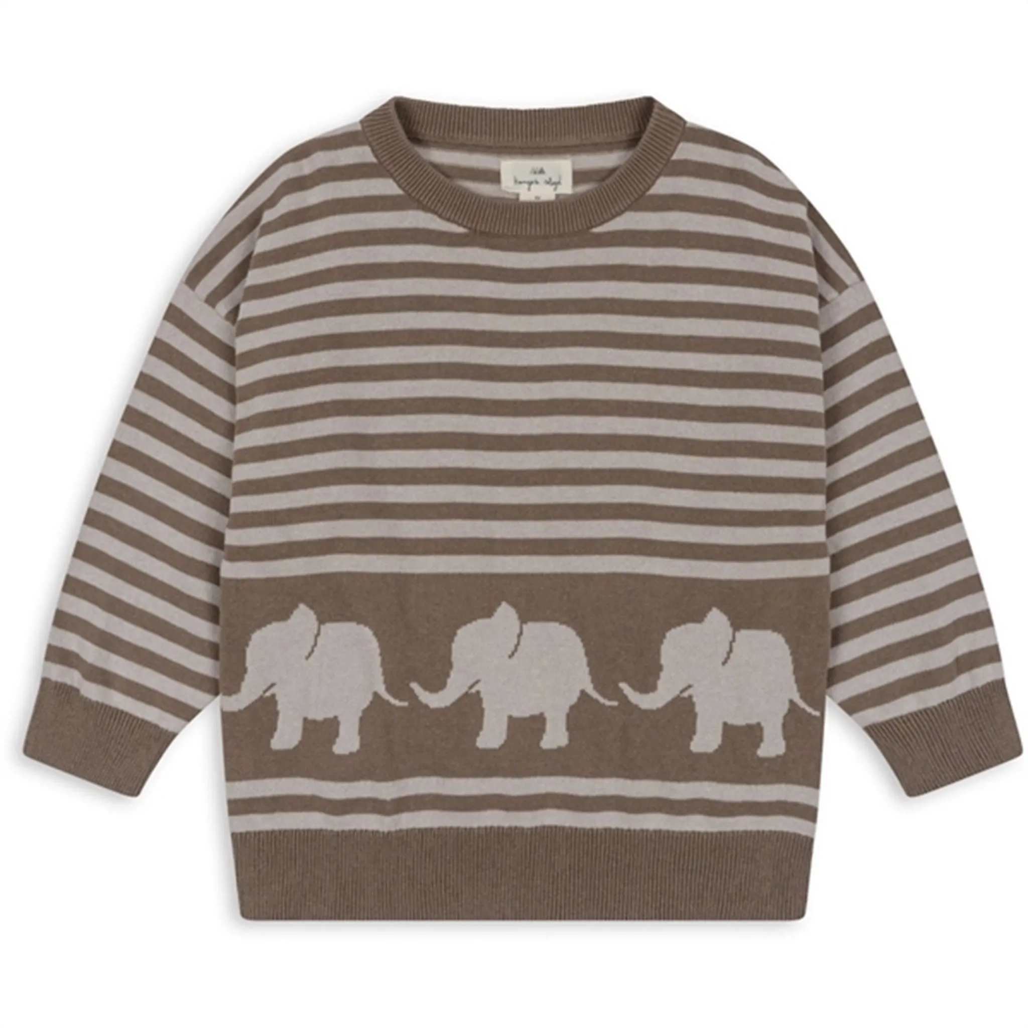 Konges Sljd Brown Melange Loui Knit Blouse