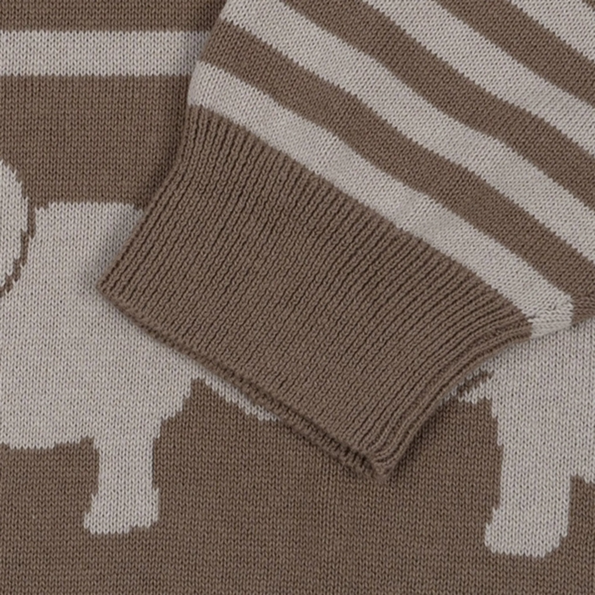 Konges Sljd Brown Melange Loui Knit Blouse