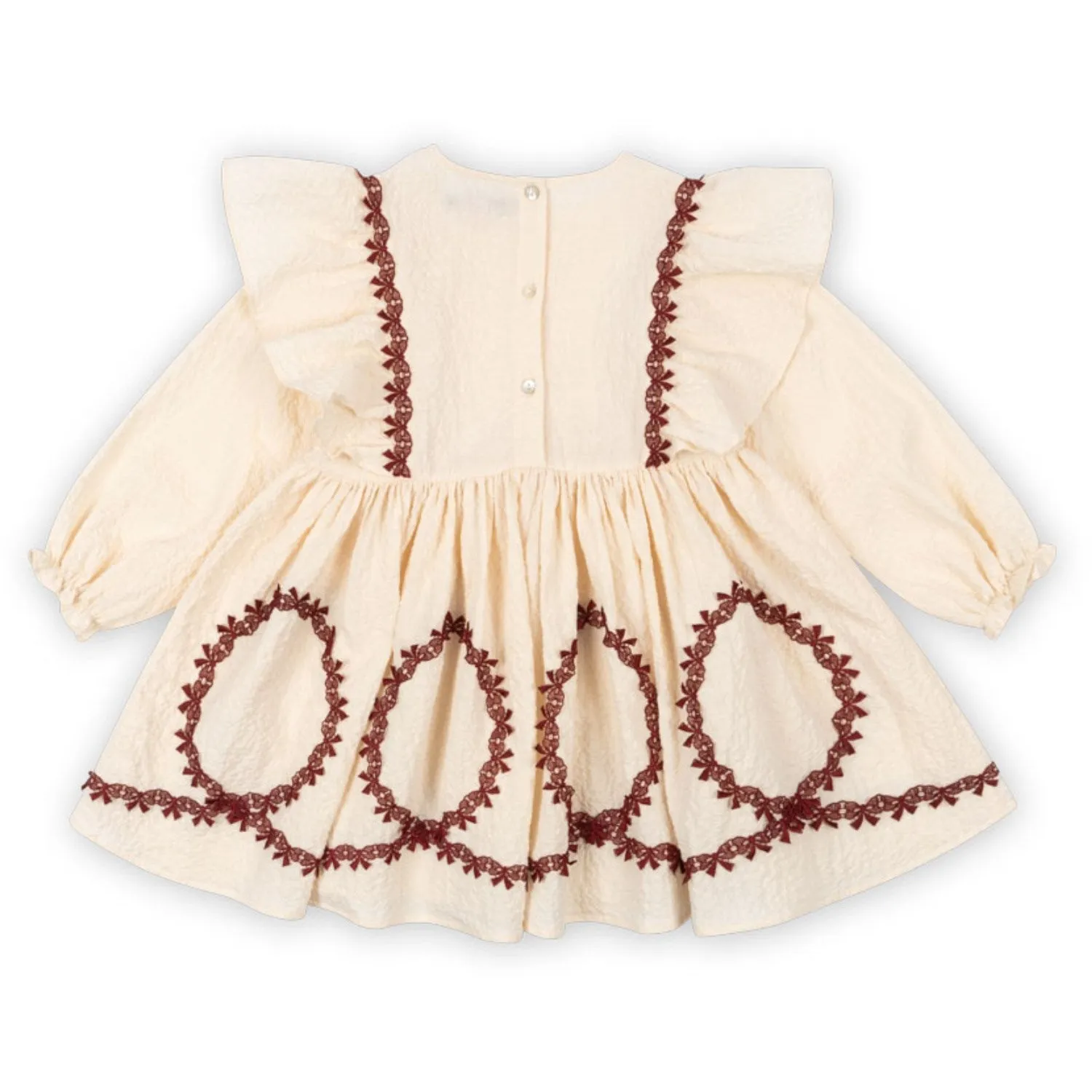 Konges Sljd Buttercream Fee Dress Gots