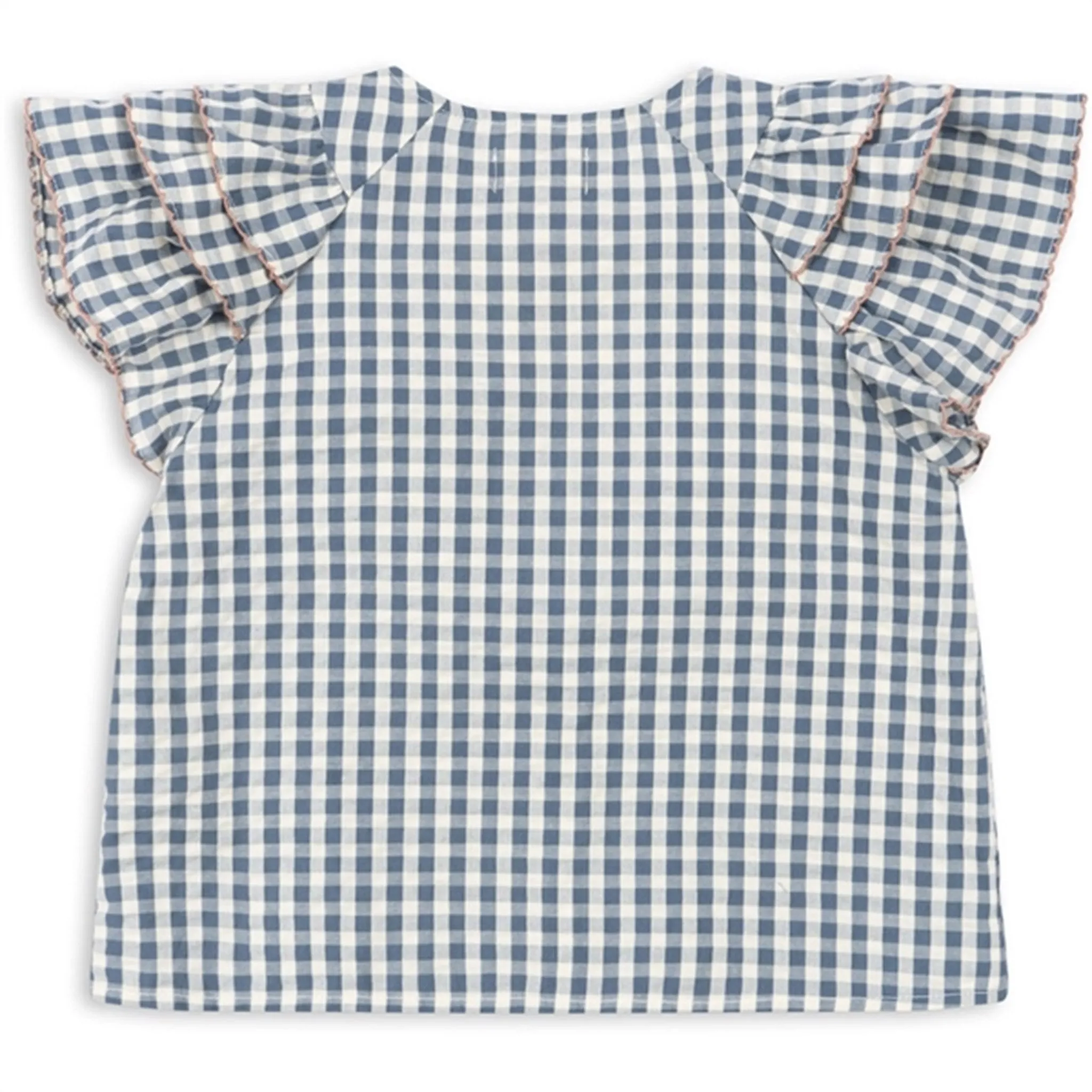 Konges Sljd Captains Blue Check Kim Frill Shirt