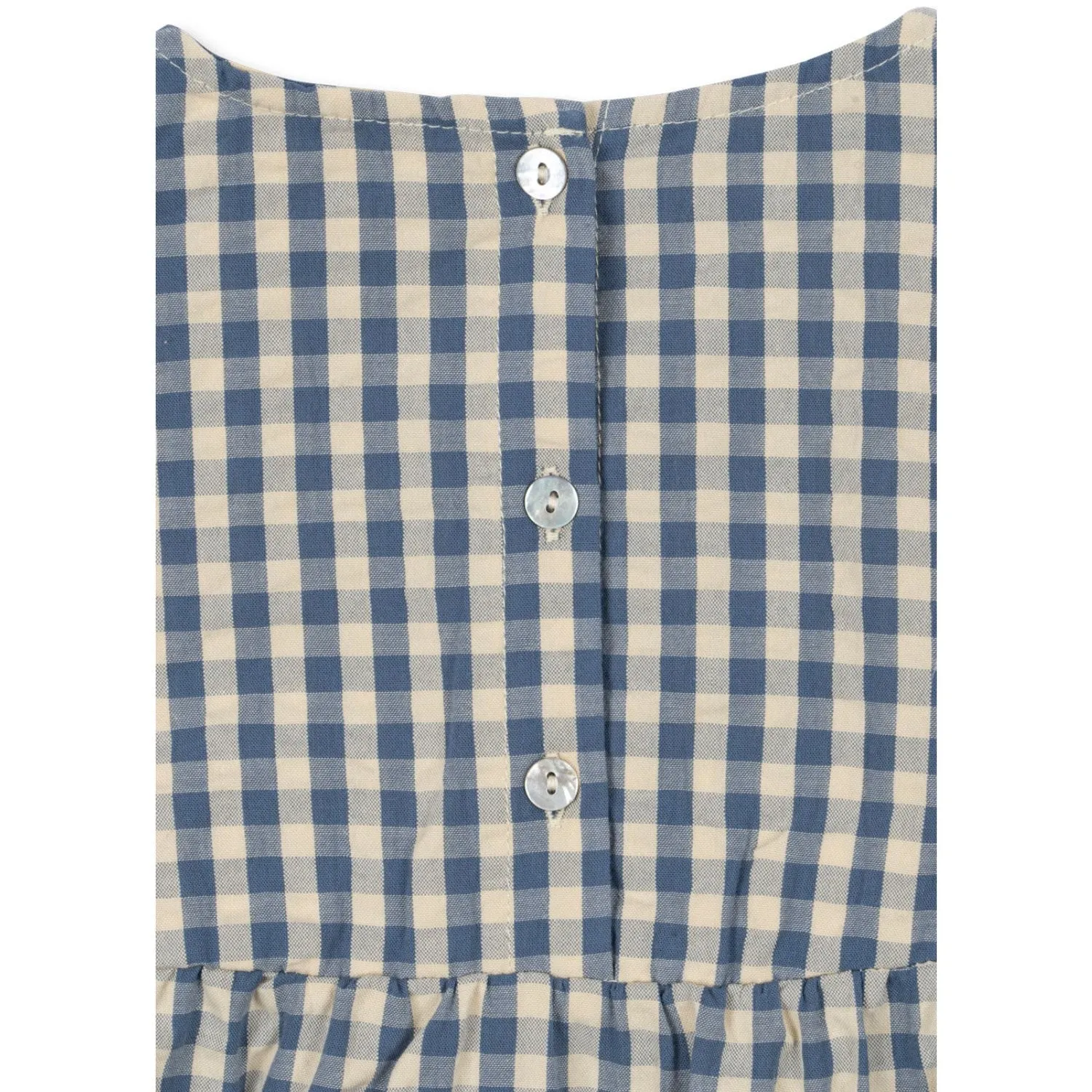 Konges Sljd Captains Blue Check Kim Romper Gots