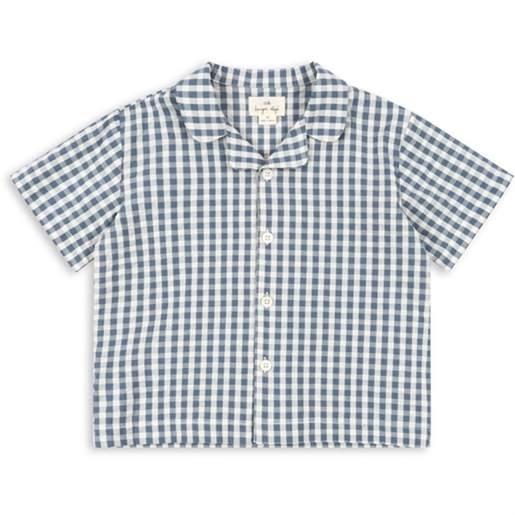 Konges Sljd Captains Blue Check Kim Shirt