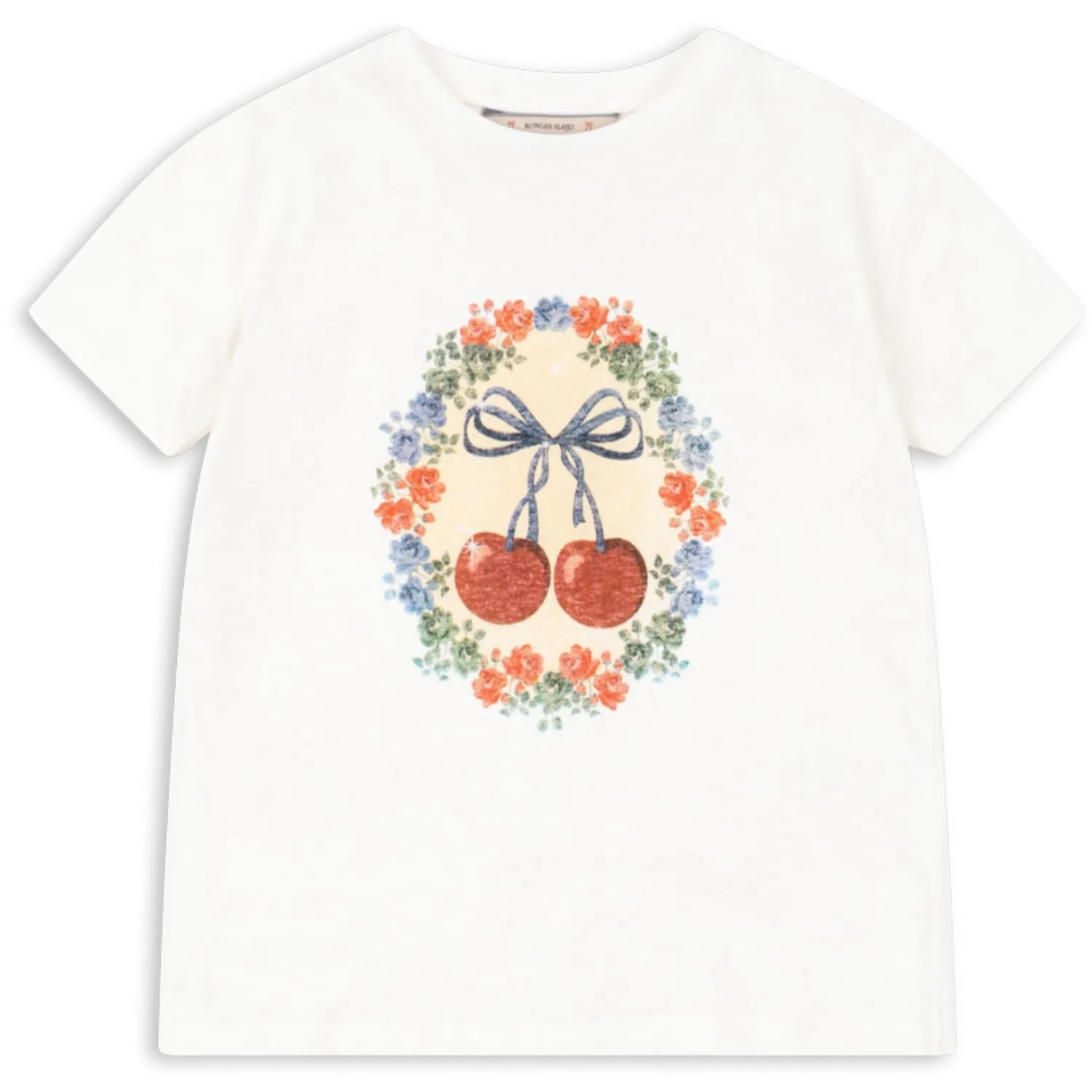 Konges Sljd Cherry Bow Era Tee Ocs