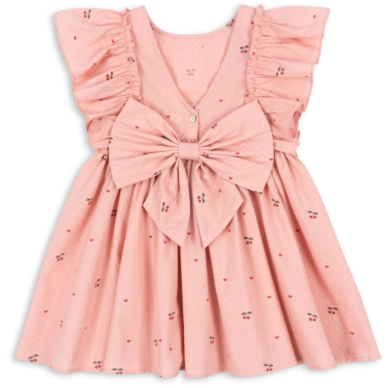 Konges Sljd Cherry Coeur Evia Bow Dress Gots